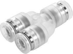 Złączka Y FESTO NPQP-Y-Q6-E-FD-P10    Średnica rury: 6 mm   1 szt.