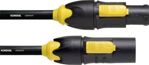 Kabel zasilający 1.50 m czarny Cordial CFCA 1,5 FCB-TRUE 1