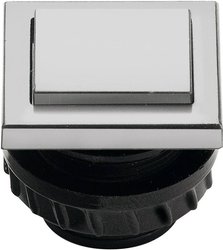 Przycisk do dzwonka Grothe 61047, 12 V/1,5 A, IP54, szary