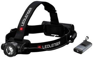 Latarka z brelokiem + latarka czołowa Ledlenser Combo-Licht-Set H7R Core + K4R 502948 120 lm