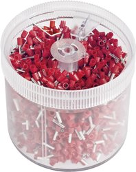 Zestaw tulejek kablowych nieizolowanych Vogt Verbindungstechnik 460508.s1, zawart. 1000