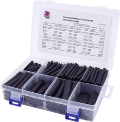 Zestaw rurek termokurczliwych TRU COMPONENTS T1807CA006 Współczynnik skurczu:3:1