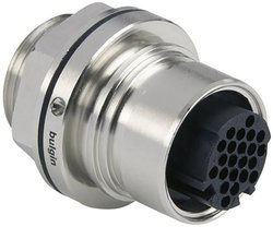 Złącze męskie okrągłe Bulgin Buccaneer 6000 PXM6012/22S/CR, styki:22, 277 V, 2 A, 1 szt.