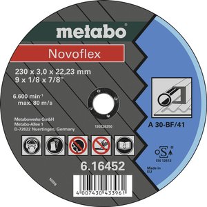 Tarcza tnąca prosta Metabo Novoflex 616452000 230 mm 25 szt.