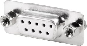 Wkładka D-Sub 9-biegunowa, gniazdo FrontCom®/ lutowane  Weidmüller IE-FCI-D9-FS 1450870000 1 szt.