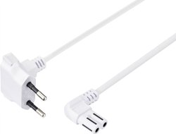 Kabel sieciowy Basetech BT-2300323, 1.50 m, biały