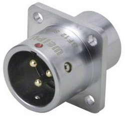 Złącze okrągłe męskie push-pull Weipu SF1213/P3, 3 pin, 250 V/AC, IP67, do lutowania