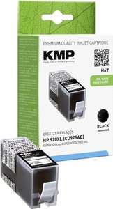 Tusz KMP H67 = HP 920XL CD975AE, czarny, zamiennik