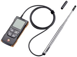 testo 425 – cyfrowy anemometr z gorącym drutem z połączeniem z aplikacją Anemometr testo 425, 0563 0425, 0.01 do 30 m/s, -20 do +70 °C