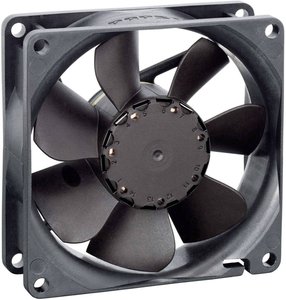Wentylator osiowy EBM Papst 8412NG, 12 V/DC, 65 m³/h, (D x S x W) 80 x 80 x 25.4 mm