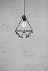Lampa sufitowa, podwieszana Nordlux Tees 84863003 E-27 60 W czarny