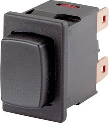 Przełącznik wciskany zatrzask Marquardt 1684.1101, 2 x wł/wył, IP40, 1 szt.