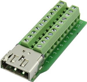 Gniazdo złącza HDMI do zabudowy w pionie, ilość biegunów: 22 1 szt.