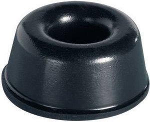 Nóżki samoprzylepne, PB Fastener BS-17-BK-R BS-17-BK-R   (Ø x W) 22.3 mm x 10.2 mm czarny 6 szt.