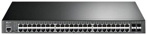 TP-LINK JetStream TL-SG3452P V1 — Switch — zarządzalny — 48 x 10/100/1000 (PoE+) TP-LINK TL-SG3452P Switch sieciowy  48 Portów