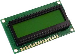 Wyświetlacz LCD Display Elektronik DEM16226SYH-LY  żółto-zielony 16 x 2 Pixel (S x W x G) 65.5 x 36.7 x 9.6 mm