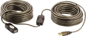 Kabel USB LINDY LINDY USB 2.0 Active Extension 20m, USB 2.0, Złącze męskie USB-A, Złącze żeńskie USB-A, 20.00 m