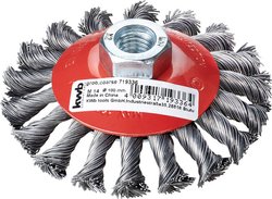 kwb Szczotki tarczowe AGGRESSO-FLEX®, pleciony drut stalowy HSS do szlifierek kątowych 719336 1 szt.