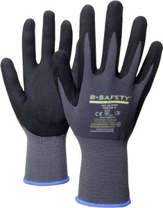 B-SAFETY ClassicLine Nitril HS-101004-7 Nitryl Rękawice robocze Rozmiar rękawic: 7 EN 388   CAT II 1 szt.