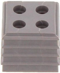 Element uszczelniający CONTA-CLIP KDS-DE 4X5 GR 28673.6, (D x S x W) 20.3 x 20.3 x 17.7 mm, termoplastyczny elastomer, 10 szt.