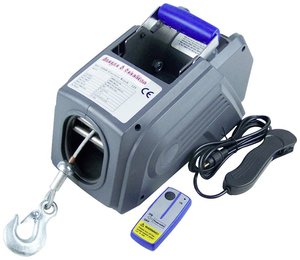 Wyciągarka samochodowa premium 12 V z pilotem radiowym Wciągarka linowa Berger & Schröter KDJ-2000 R
