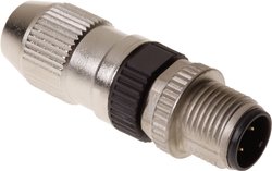 Złącze okrągłe M12 z szybkozłączem Harting HARAX® M12-L 21 03 111 1405 Ilość styków: 4 1 szt.