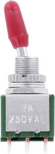 Przełącznik dźwigienkowy TRU COMPONENTS TC-MK225 TC-MK225, 2 x wł/wł, 125 V/AC, 1 szt.