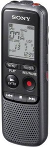 Dyktafon cyfrowy Sony ICD-PX240 ICDPX240.CE7, 4 GB, Czas nagrywania (maks.): 1034 h