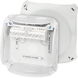 Skrzynka przyłączeniowa Hensel DK 0606 G, IP66, (D x S x W) 77 x 130 x 130 mm, szaro-biały (ral 7035), 1 szt.