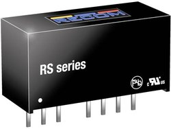 Przetwornica DC/DC, do PCB RECOM RS-2415D RS-2415D, SIP-8, 2 W, 15, 1 szt.