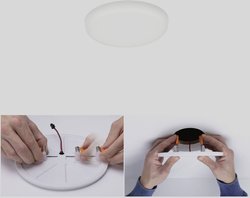 Oświetlenie wewnętrzne LED Paulmann EB Panel Veluna VariFit 92390  4.50 W