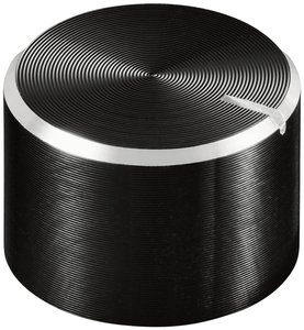 Pokrętło TRU COMPONENTS TC-11613856, z nakładką ze znacznikiem, (Ø x W) 15 mm x 10 mm, 1 szt.