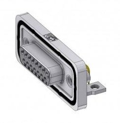 Złącze żeńskie D-Sub Deltron Connectors DTSWM15SYC/2M46UN, rzędy: 2, styki: 15, 90 °, 1 szt.