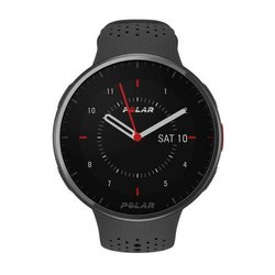 Polar Pacer Pro Zegarek do biegania Z GPS   45 mm S/L karbonowy, szary