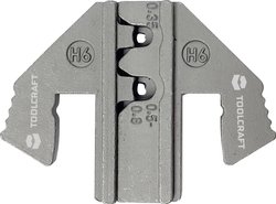 pakiet pogodowy Delphi Zakres przekroju zaciskanego elementu: 0.35 do 0.8 mm² Wkładka do zaciskania TOOLCRAFT PLE-0H6 1601086, 18 do 22 awg