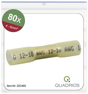 Złącze doczołowe Quadrios 22C465 22C465, z pełną izolacją , 4 - 6 mm², 42 mm, 1 zest.