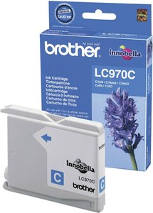 Tusz Brother LC-970C, oryginalny, cyjan