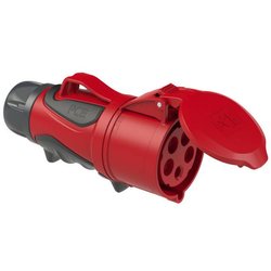 Złącze CEE 16 a 5-bieg. 6h GRIP IP44/54 Łacznik CEE PCE 2153-6 16 A 400 V