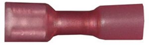 Konektor płaski żeński Vogt Verbindungstechnik 3963h z osłonką termokurczliwą Szerokość pokrycia: 6.3 mm Grubość pokrycia: 0.8 mm 180 ° Izolowane w całości czerwony 1 szt.