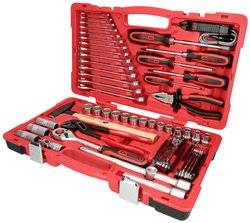 Uniwersalny zestaw narzędzi 1/2",, 47-cz. Zestaw narzędzi KS Tools 940.0047