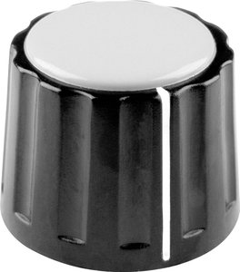 Pokrętło Mentor 332.61 332.61, z nakładką ze znacznikiem, (Ø x W) 20 mm x 15 mm, 1 szt.