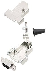 Zestaw listew żeńskich D-Sub encitech DTSL09-SJSRG-S-HDS15-K 6355-0092-11, rzędy: 3, styki: 15, 45 °, 1 szt.