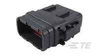 Obudowa złącza pin żeńskiego na kabel TE Connectivity DTM06-12SB-E007, wire-to-wire, piny: 12, 1 szt.