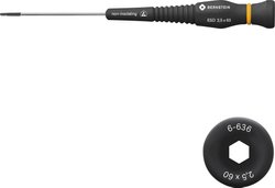 Klucz imbusowy 2,5 mm, z uchwytem rozpraszającym Wkrętak imbusowy Bernstein Tools 6-636 2.5 mm