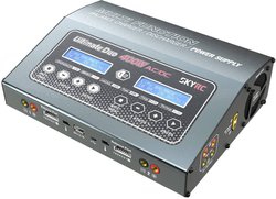 Ładowarka modelarska wielofunkcyjna SKYRC D400 20 A LiPo, LiFePO, LiIon, NiMH, NiCd, Akumulator ołowiowy