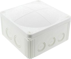 Skrzynka przyłączeniowa Wiska COMBI 1010/5/W, IP66/67 (zgodnie z DIN VDE 0470 część 1/11.92), (D x S x W) 140 x 140 x 82 mm, kremowo-biały, 1 szt.