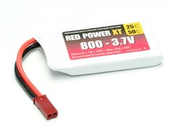 Pakiet akumulatorów (LiPo) 3.7 V 800 mAh 25 C Red Power Softcase JST, BEC