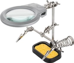 Przyrząd pomocniczy Goobay 51226 do lutowania z lampką LED