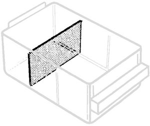 Przegrody do magazynu szufladowego raaco 150-02 113298, (S x W) 87 mm x 49 mm