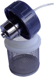 Kosz na brud wraz ze wspornikiem montażowym ze stali nierdzewnej Kosz chroniący przed brudem Schabus 300320 1 szt.